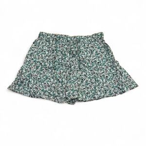 Zara - Green and White Floral Women’s Skort
